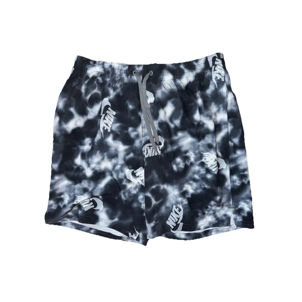 Nike Swim Trunks NESSF513-054 Black Gray White $66 Men's Size M NWT